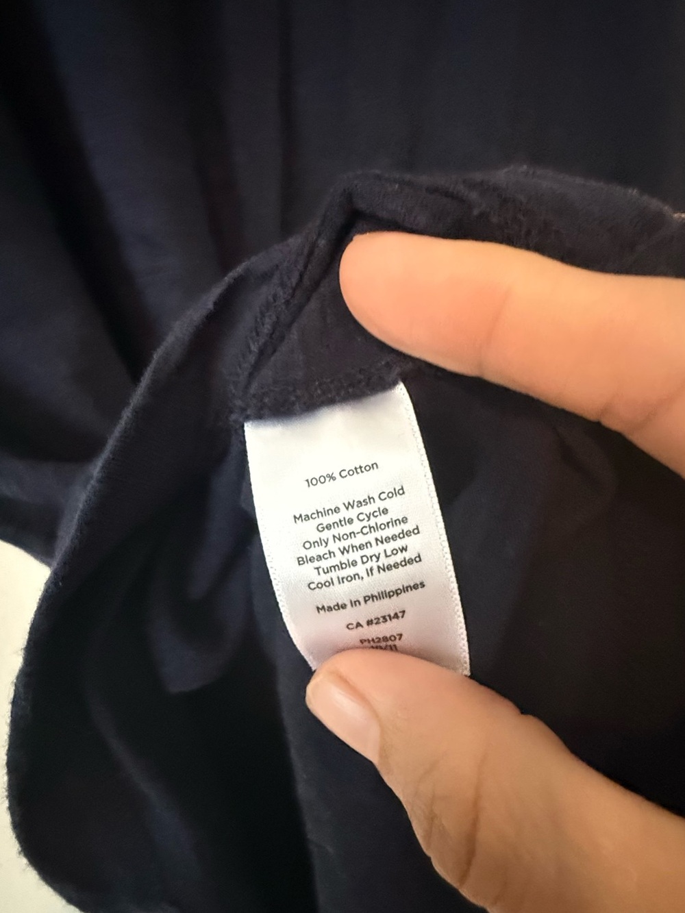 Talbots Black Short-Sleeve Scoop Neck Blouse - Picture 5 of 5